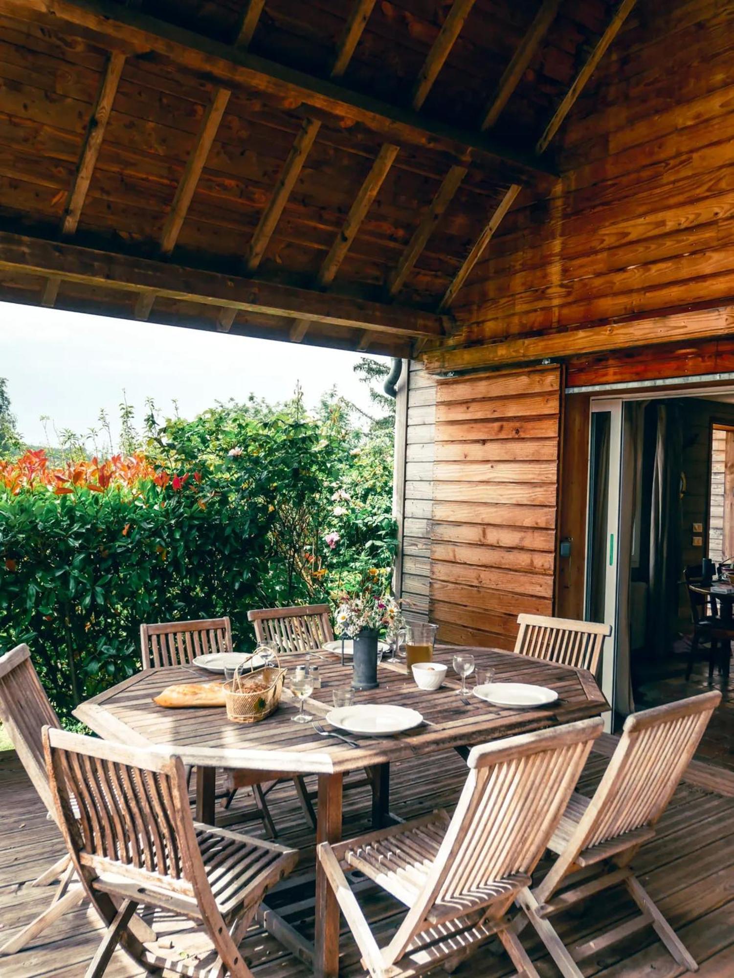 Chalet Chaleureux A Marigny-L'Eglise Avec Vue Sur Lac Et Montagne Eksteriør bilde